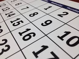 printed calender